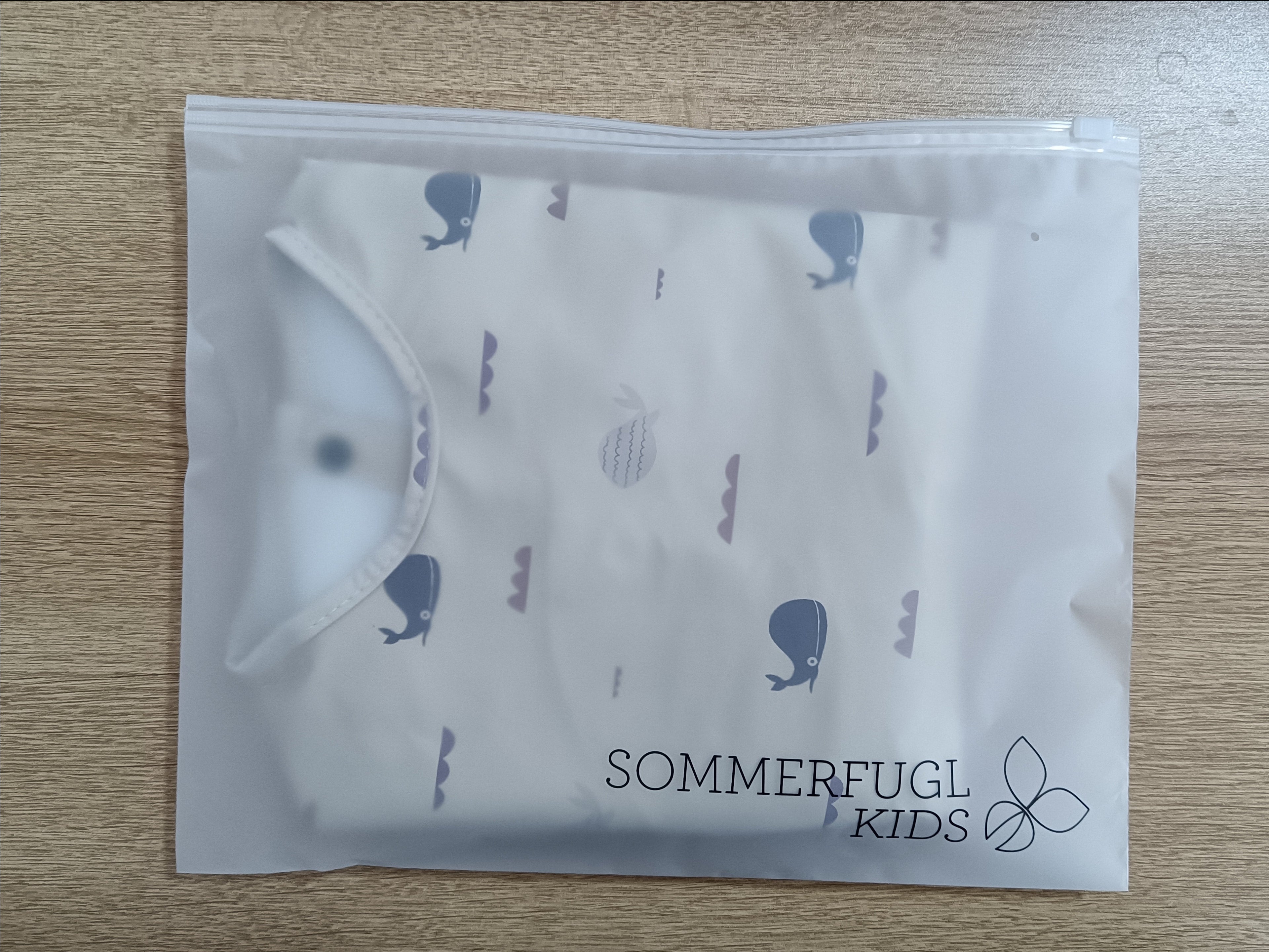 Whale Watcher Waterproof Baby Smock Bib Long Sleeve — cat baby bib showing face and soft texture