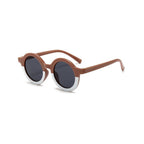 White Blush Split Ava Baby Sunglasses UV400
