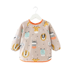 Zoo Crew Everyday Waterproof Baby Smock Bib Long Sleeve