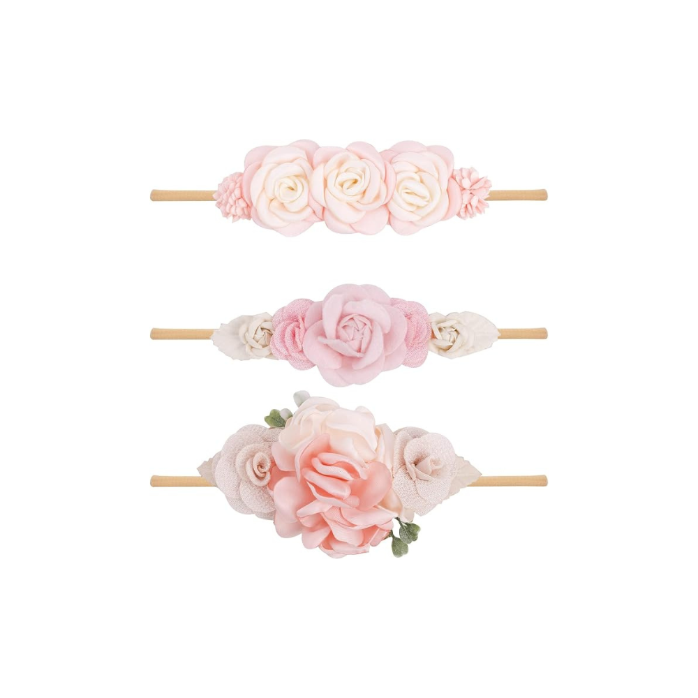 Floral Baby Headband 3 Pack