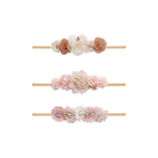 3 Piece Lark Floral Baby Headband