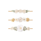 3 Piece Lark Floral Baby Headband