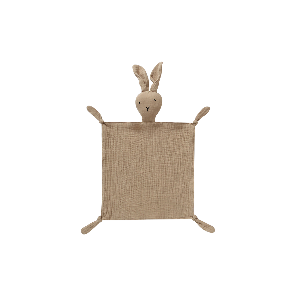 Benni bunny cotton baby comforter in latte