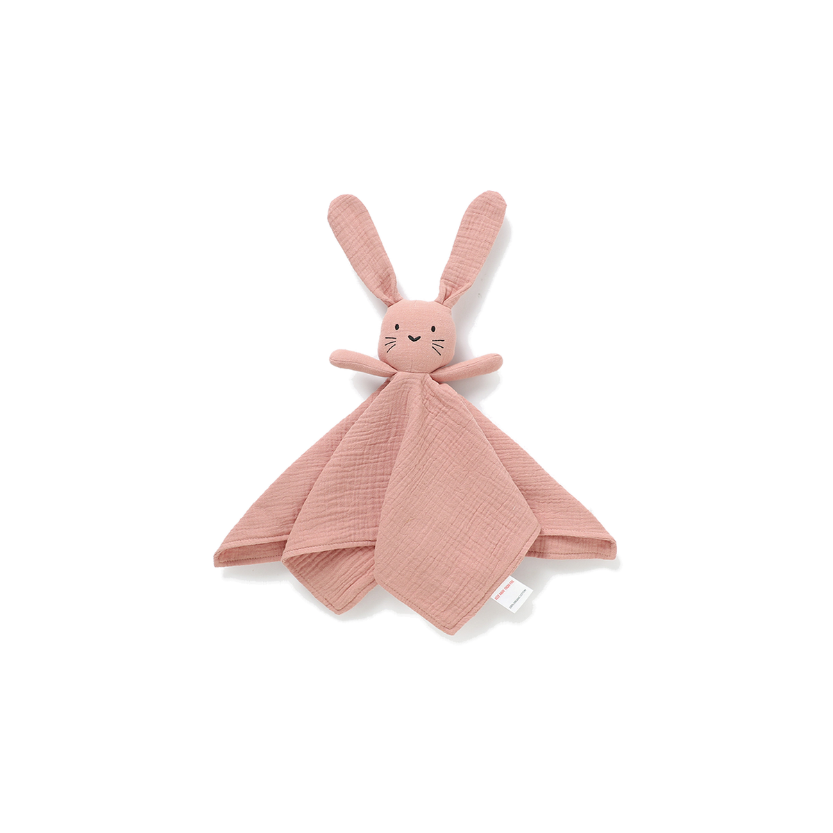 Bunty bunny cotton baby comforter in blush