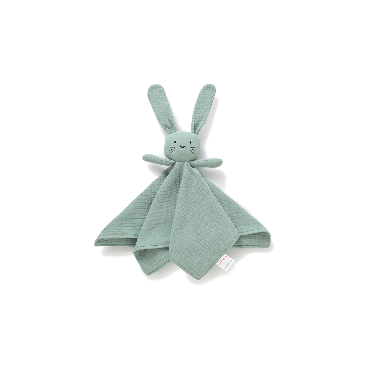 Bunty bunny cotton baby comforter in sage