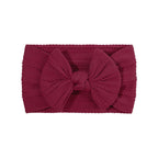 Bowie Bow Single Cable Knit Headband in 38 Colours
