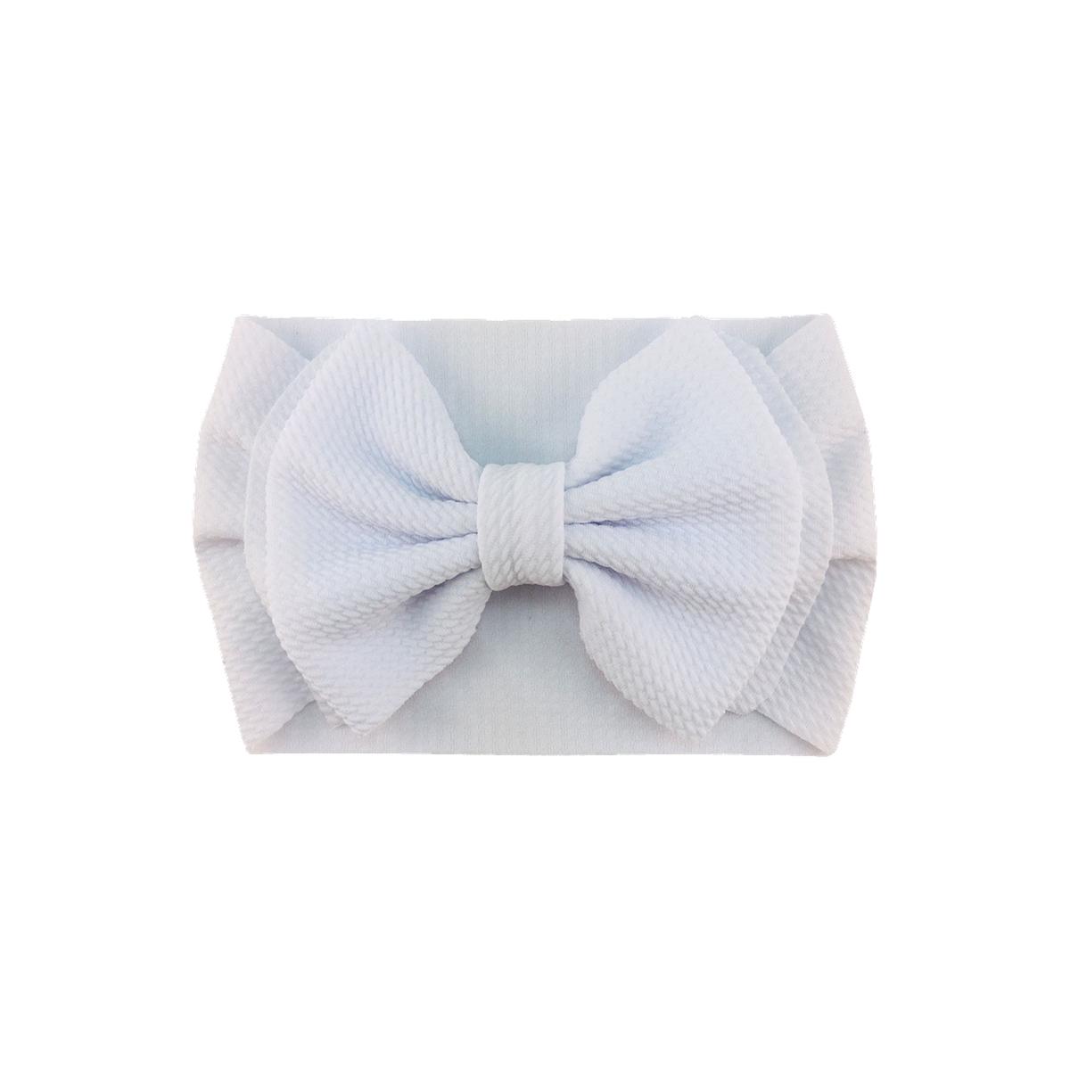 Coco big bow baby headband in pale grey, a whisper of pale silver grey, wide textured headwrap with oversized bow, Sommerfugl Kids