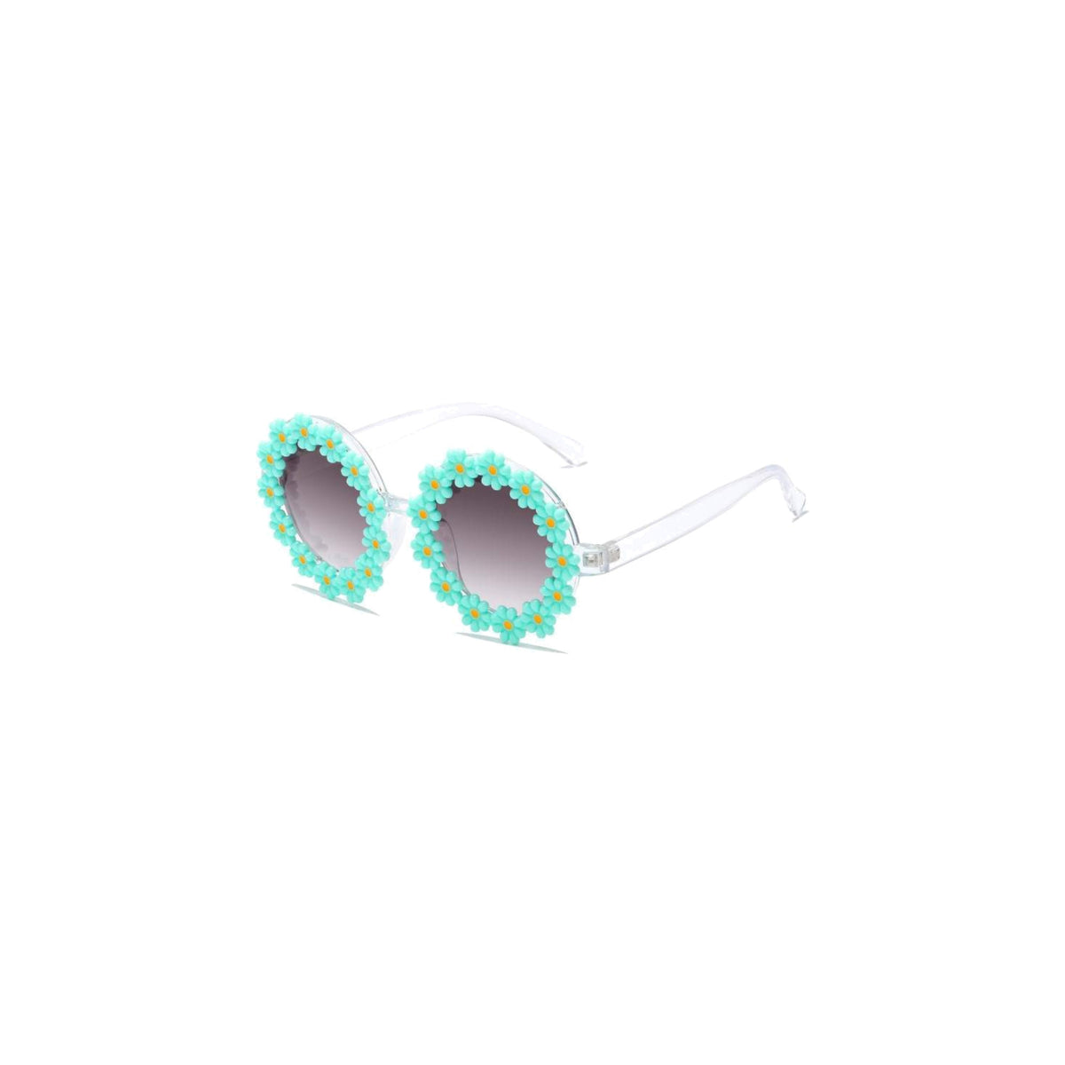 Daisy flower baby sunglasses in mint