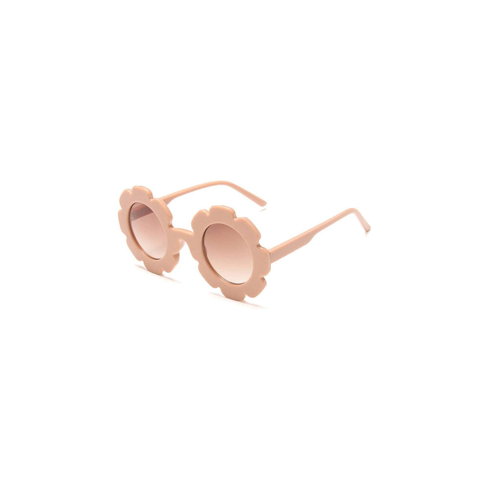 Edna flower baby sunglasses in coral