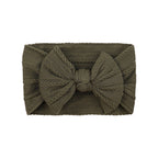 Bowie Bow Single Cable Knit Headband in 38 Colours
