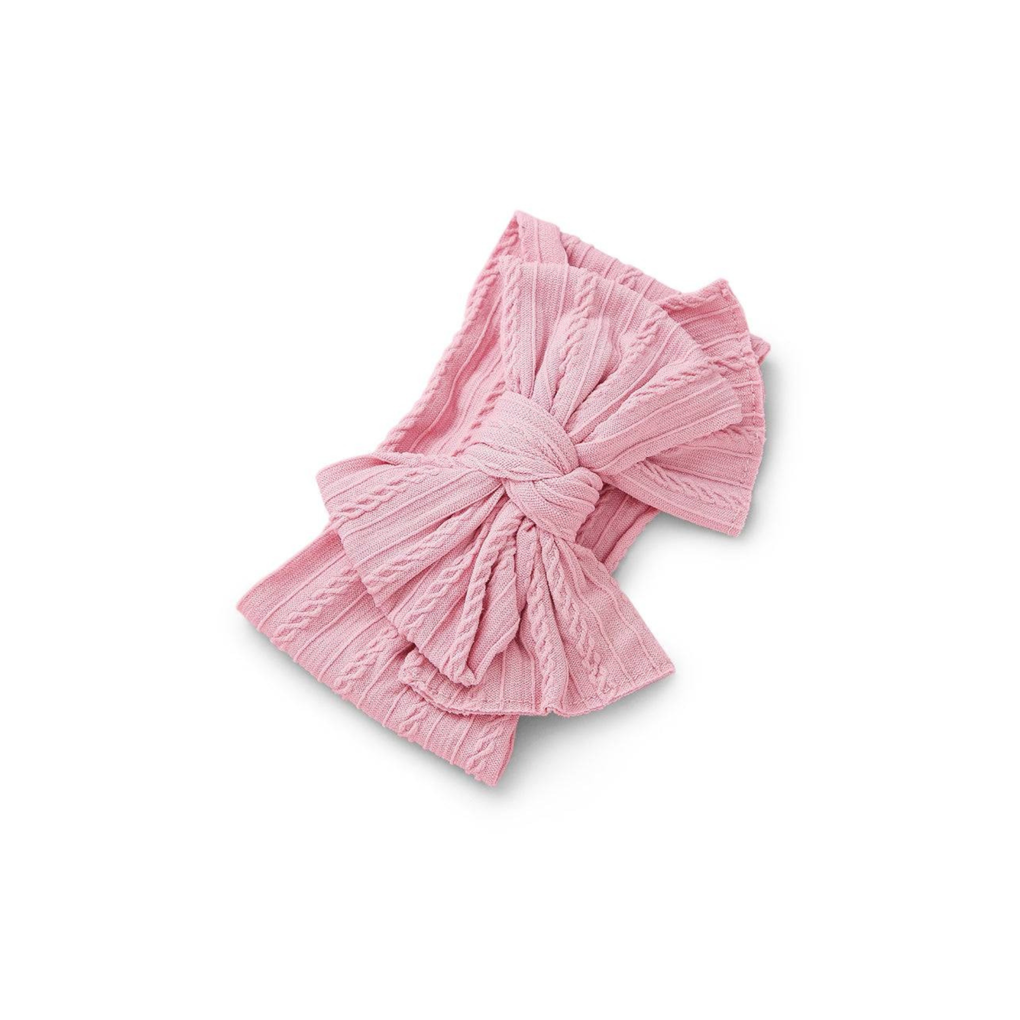Bowie Cable Knit Double Bow Headband — baby headband gift-ready packaging and presentation