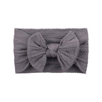 Bowie Bow Single Cable Knit Headband in 38 Colours