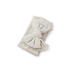 Ivory double bow baby headband by Sommerfugl Kids