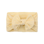 Bowie Bow Single Cable Knit Headband in 38 Colours