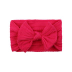 Bowie Bow Single Cable Knit Headband in 38 Colours