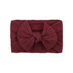 Bowie Bow Single Cable Knit Headband in 38 Colours