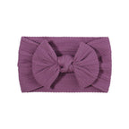 Bowie Bow Single Cable Knit Headband in 38 Colours