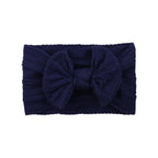 Bowie Bow Single Cable Knit Headband in 38 Colours