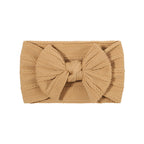 Bowie Bow Single Cable Knit Headband in 38 Colours