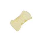 Pixie pointelle baby bow headband in lemon