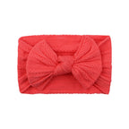 Bowie Bow Single Cable Knit Headband in 38 Colours