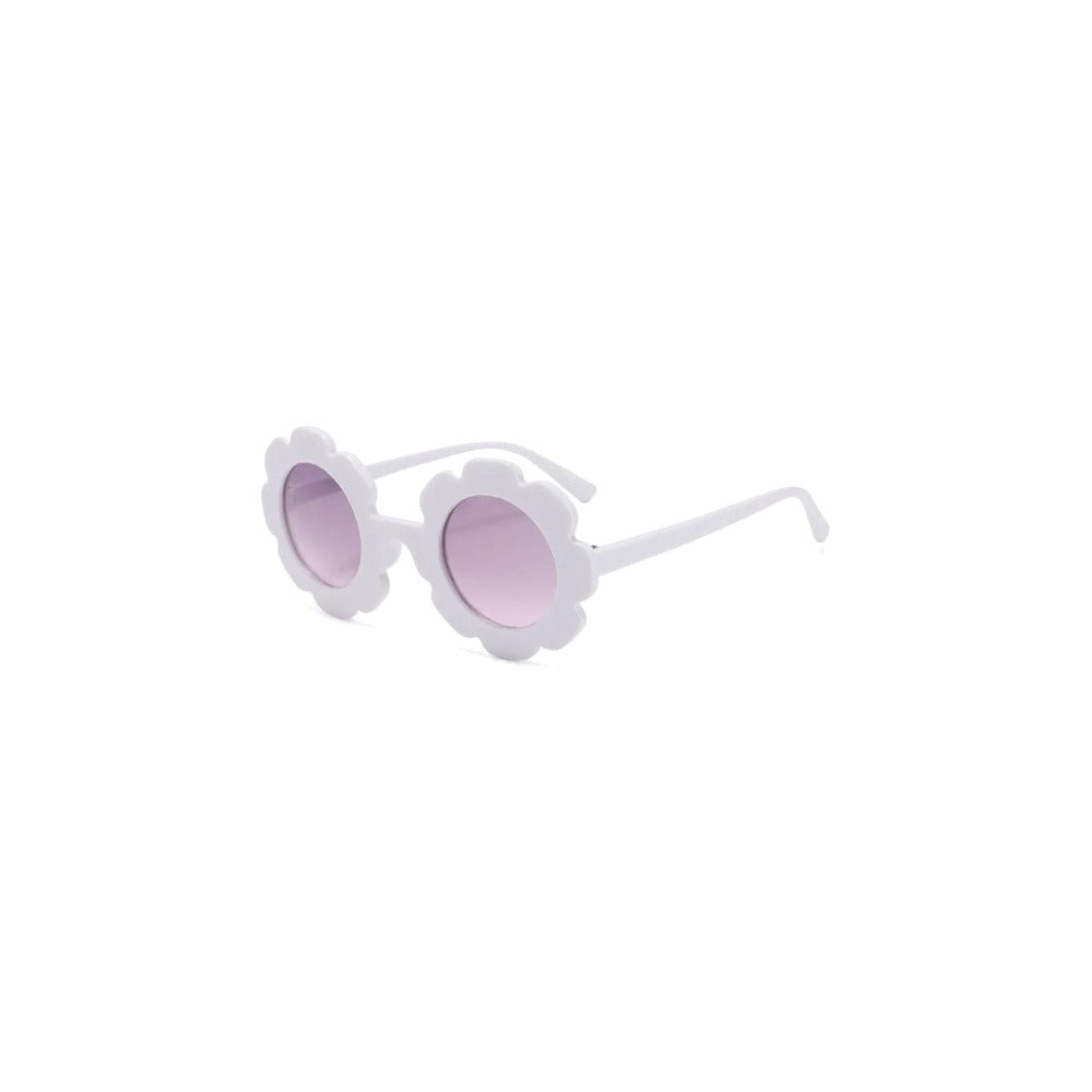Quinn flower baby sunglasses in white