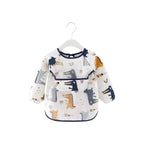 Snap Happy Crocodile Everyday Waterproof Baby Smock Bib Long Sleeve
