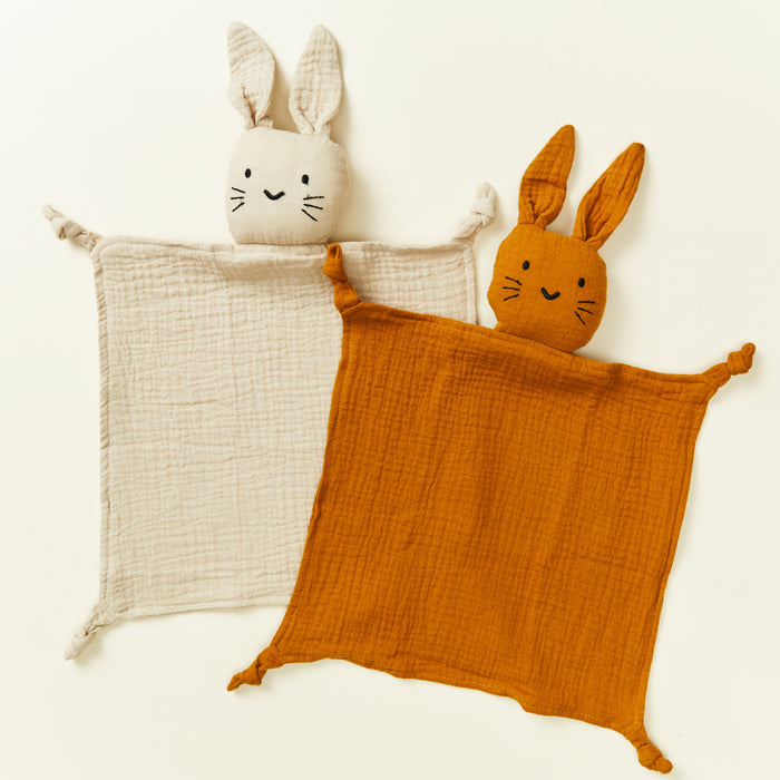 Cotton Baby Comforter Thumper The Bunny — Latte - Sommerfugl Kids