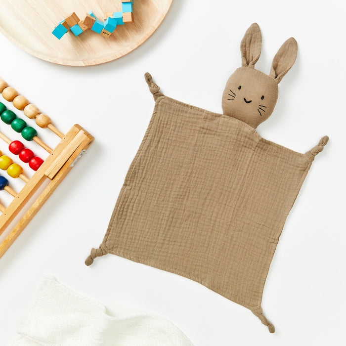 Cotton Baby Comforter Thumper The Bunny — Teal