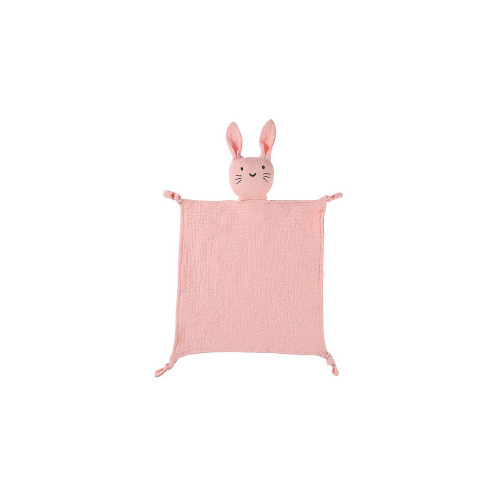 Thumper bunny cotton baby comforter in flamingo