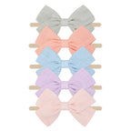 Tinka Bow Baby Headband 5 Pack in Confetti