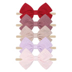 Tinka Bow Baby Headband 5 Pack in Posy