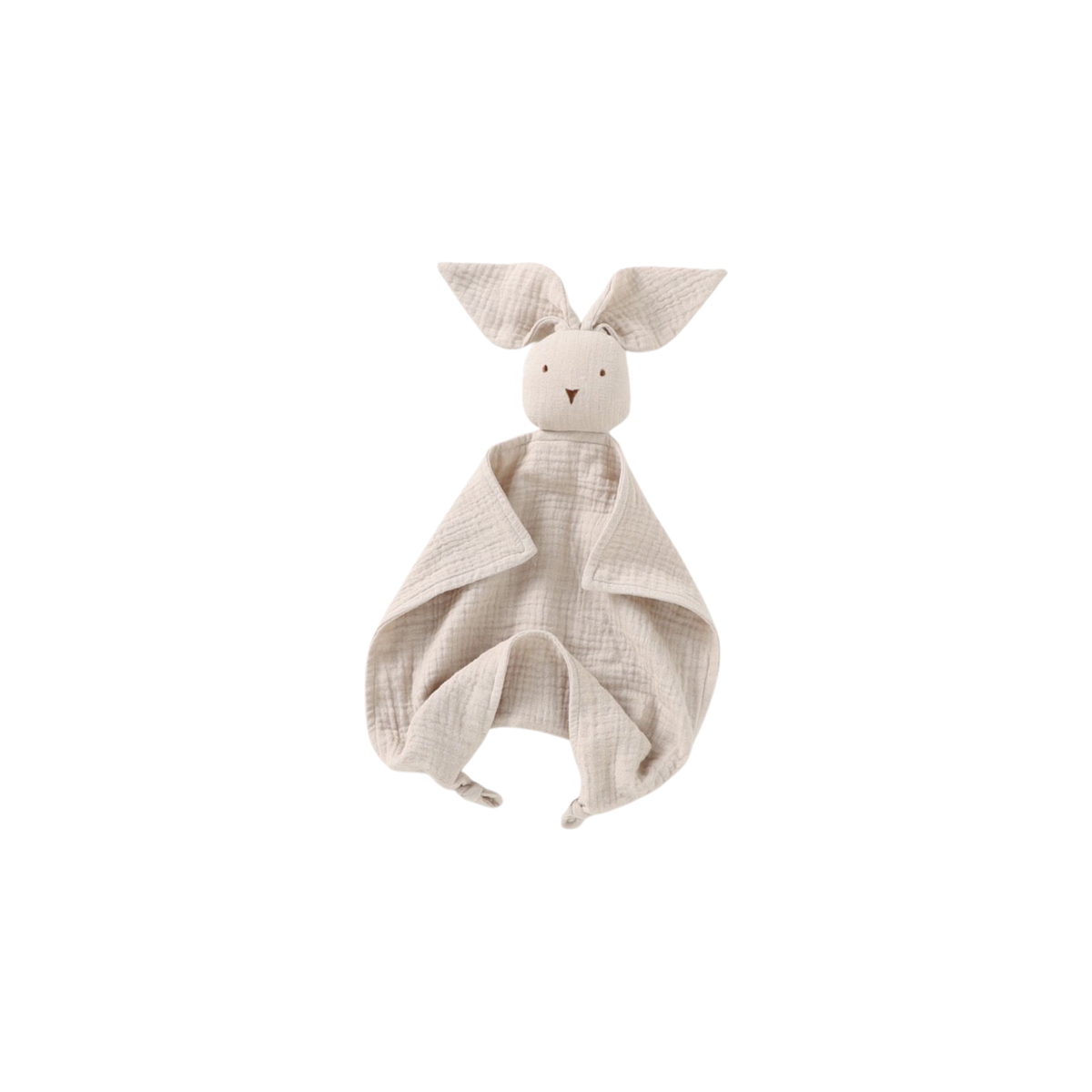 Twitch bunny cotton baby comforter in latte