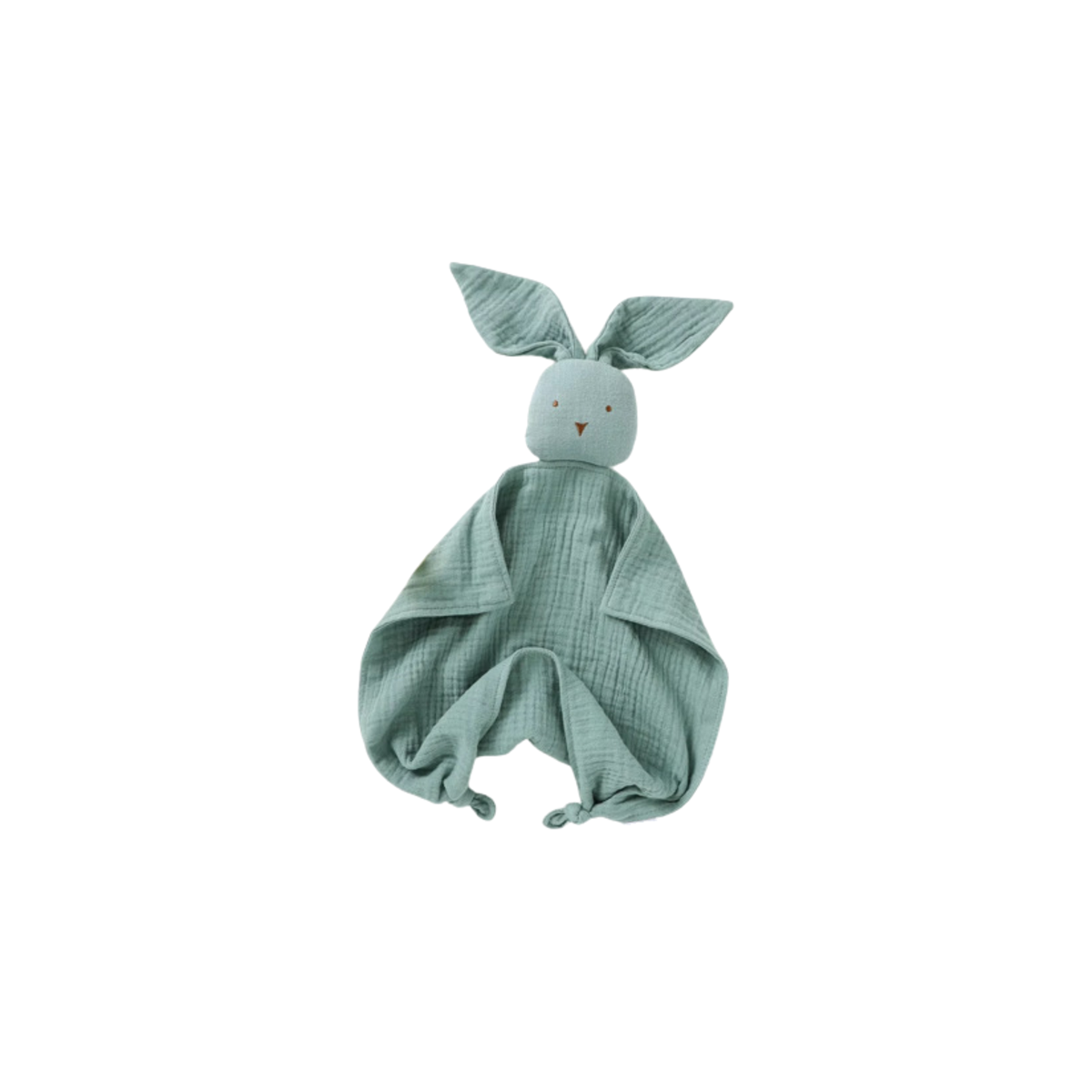 Twitch bunny cotton baby comforter in teal