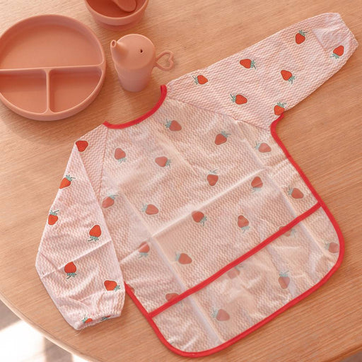 Baby Long Sleeve Apron Smock Bib Lil Wild Cats - Sommerfugl Kids