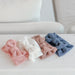 Baby Light Knit Single Soft Bow Knot Headband — Navy - Sommerfugl Kids