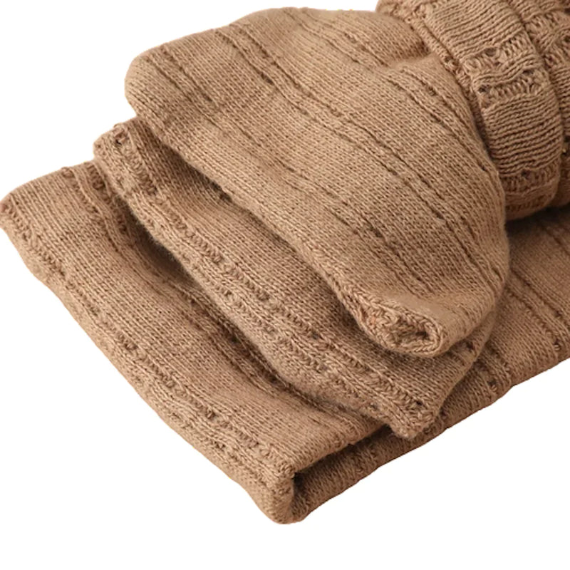 Jacquard Knitted Bow Knot Baby Headband in Fairy Floss