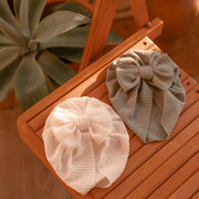 Baby Hattie Bow Turban — Lemon - Sommerfugl Kids