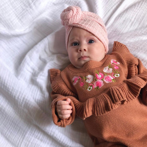 Baby Knitted Twirl Turban — Fairy Floss - Sommerfugl Kids