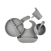 Silicone Baby Feeding Set — Koala Grey - Sommerfugl Kids