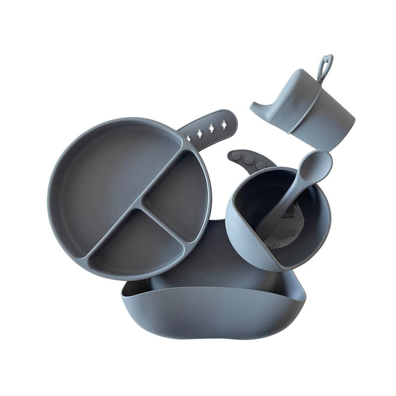 Silicone Baby Feeding Set — Night Comet - Sommerfugl Kids
