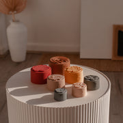 Silicone Baby Stacking Cups Bath & Beach — Earthy - Sommerfugl Kids