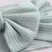 Baby Textured Single Soft Bow Knot Headband — Grey - Sommerfugl Kids