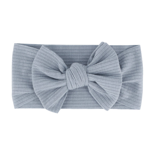 Baby Textured Single Soft Bow Knot Headband — Blue - Sommerfugl Kids