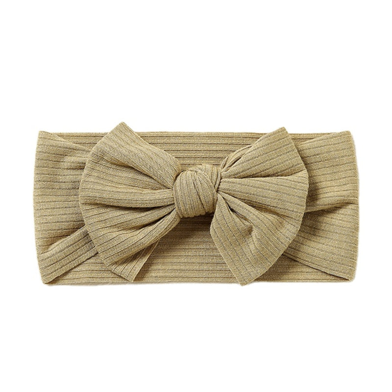 Bambi Soft Bow Headband in Pistachio
