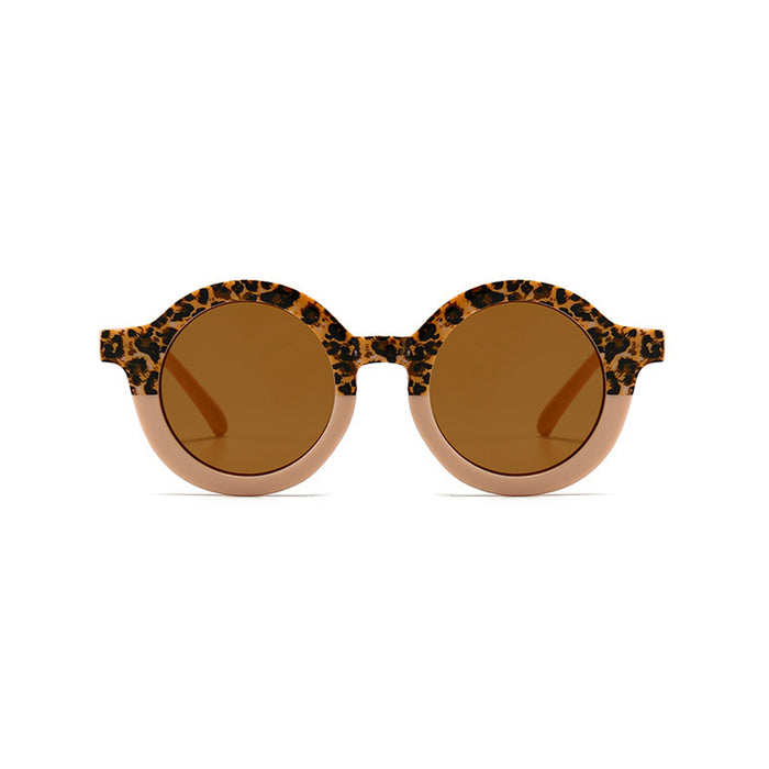 Coral Leopard Ava Baby Sunglasses - Sommerfugl Kids