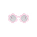 June Translucent Flower Sunglasses — Blush - Sommerfugl Kids