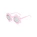 June Translucent Flower Sunglasses — Blush - Sommerfugl Kids