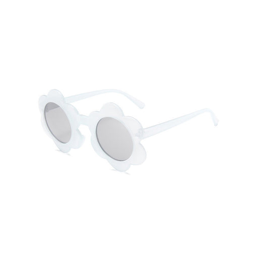 June Translucent Flower Sunglasses — Pale Blue - Sommerfugl Kids