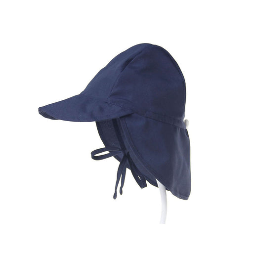 Baby Beach Flap Hat — Navy - Sommerfugl Kids